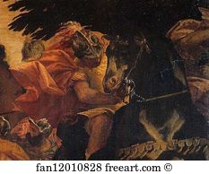 The Conversion of Saul. Detail