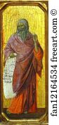 Maestà (front, predella) The Prophet Isaiah