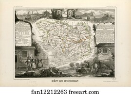 Dépt. du Morbihan (région nord-ouest)