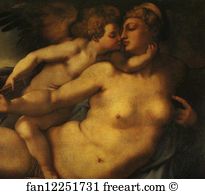 Venus and Cupid. Detail
