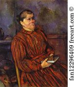 Portrait of a Woman (in a Striped Dress)