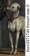 Boy with a Greyhound. Detail
