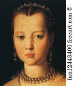 Portrait of Maria de'Medici. Detail