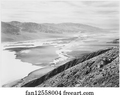 Looking across desert toward mountains, "Death Valley National Monument," California.  Photographs of National Parks and Monuments, compiled 1941 - 1942, documenting the period ca. 1933 - 1942.