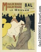 Le Moulin Rouge "la Goulue".