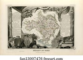 Dépt. du Gard (région du sud-est)