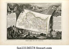 Dépt. des Bouches du Rhône (région du sud)