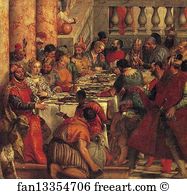 The Marriage Feast at Cana. Detail