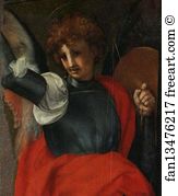 St. John the Evangelist and St. Michael the Archangel. Detail
