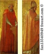 St. Jerome and St. Augustine. Panels from the Pisa Altar