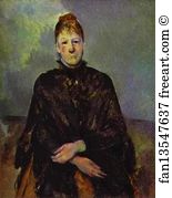Portrait of Mme Cézanne