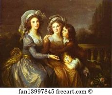 The Marquise de Peze and the Marquise de Rouget with Her Two Children