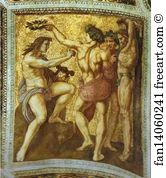 Apollo and Marsyas (ceiling panel)