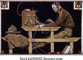 U.S. Army Teaches a Trade (G.I. Telegrapher)