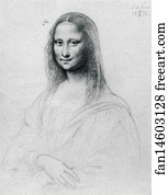 Study of the Mona Lisa by Leonardo da Vinci