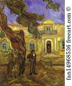 Tree and Man (in front of the Asylum of Saint-Paul, St. Rémy)