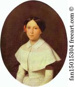 Portrait of a Student of Smolny Institute for Young Ladies