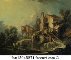 Landscape with a Watermill