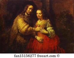 Isaac and Rebecca. (The Jewish Bride)