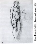 Woman Standing in Semi-Profile