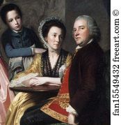 The Leigh Family. Detail