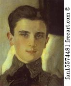 Portrait of Count Felix Sumarokov-Elstone, later Prince Yusupov. Detail