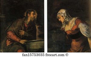 Christ at the Well. The Samaritan Woman at the Well