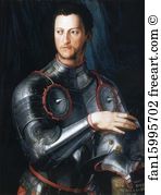 Portrait of Cosimo I de'Medici in Armor