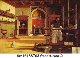 Life of St. Jerome: Vision of St. Augustine