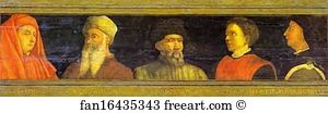 Five Masters of the Florentine Renaissance (or Fathers of Perspective): Giotto, Uccello, Donatello, Manetti, Brunelleschi