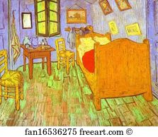 Van Gogh's Bedroom in Arles. Saint-Rémy