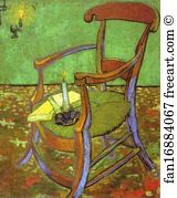 Gauguin's Chair with Books and Candle