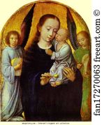 Virgin with Child between Angel Musicians
