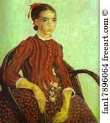 "La Mousmé", Seated in a Cane Chair