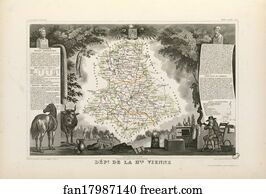 Dépt. de la Haute Vienne (région sud-est)
