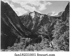 Paradise Valley, Kings River Canyon (Proposed as a national park), California, 1936.  Photographs of National Parks and Monuments, compiled 1941 - 1942, documenting the period ca. 1933 - 1942.