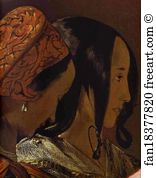 The Fortune-Teller. Detail
