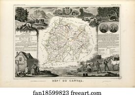 Dépt. du Cantal (région du sud)