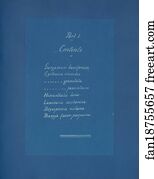 Contents list