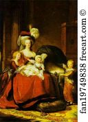 Portrait of Queen Marie Antoinette with Children
