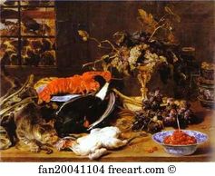Hungry Cat with Still Life