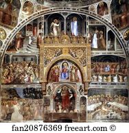Scenes from the Life of Christ. Frescoes on the north wall