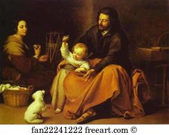 The Holy Family with a Little Bird