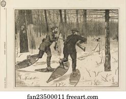 Deer-Stalking in the Adirondacks in Winter, from Every Saturday, January 21, 1871, p. 57