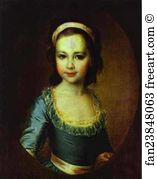 Portrait of Countess Anna Vorontsova as a Child