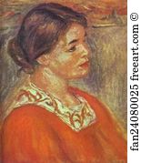 Woman in a Red Blouse