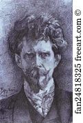 Portrait of Psychiatrist Fiodor Usoltsev, the Artist's Doctor