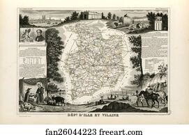 Dépt. d'Ille et Vilaine (région nord-ouest)