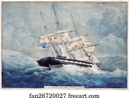 U.S. sloop of war Albany: 22 guns.