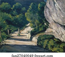 Landscape. Road with Trees in Rocky Mountains